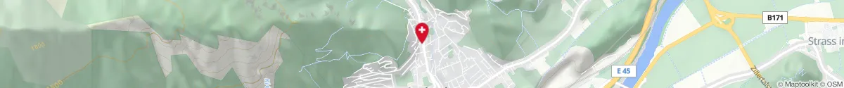 Map representation of the location for Achensee-Apotheke in 6200 Jenbach